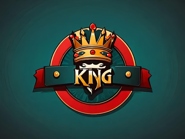 Foto vettore del logo di king