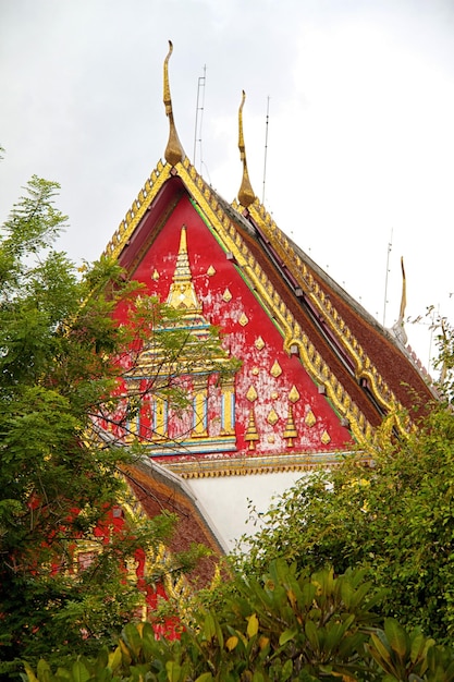 King Palace Wat mongkolpraphitara in Ayutthaya Thailand