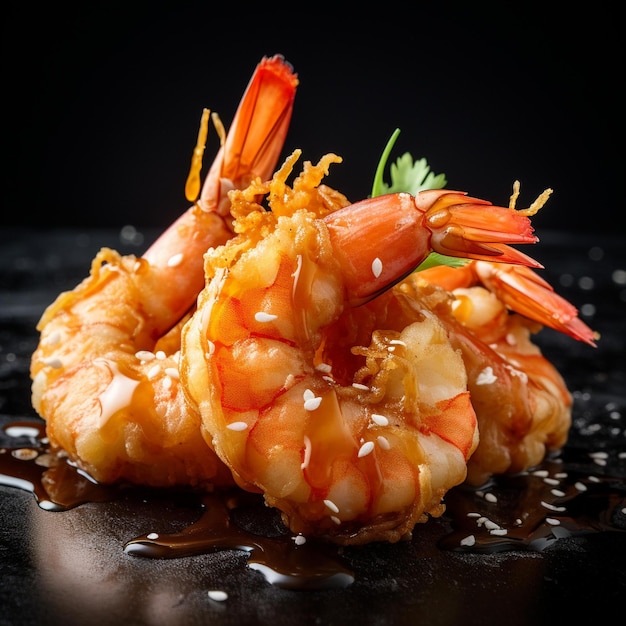 King Prawn Seafood Garlic Shrimp