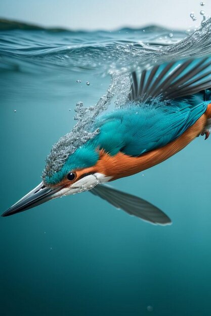 Photo kingfisher alcedo atthis