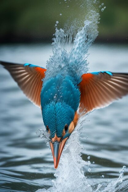 Kingfisher Alcedo op dit moment