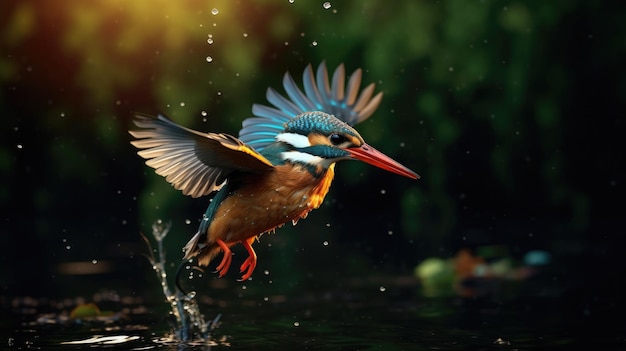 Foto kingfisher bird hd 8k wallpaper achtergrond stock fotografie beeld
