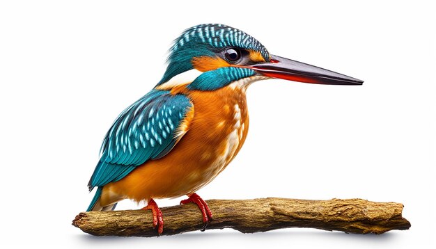 Photo kingfisher elevation front view