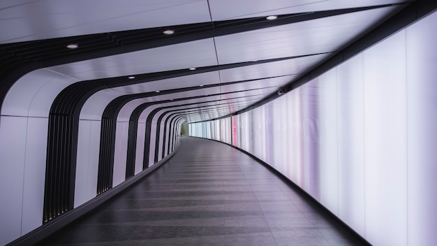 The Kings Cross tunnel empty