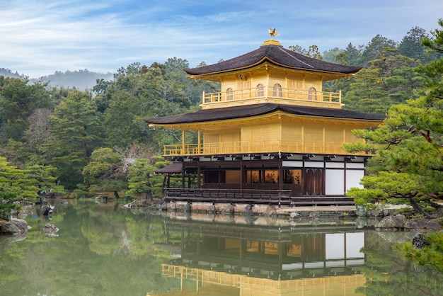 Kinkakuji Temple (The Golden Pavilion) in Kyoto, Japan