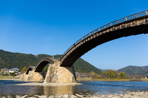 Kintai bridge in iwakuni city