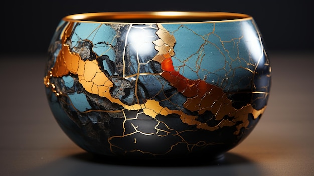 Foto kintsugi kunsten