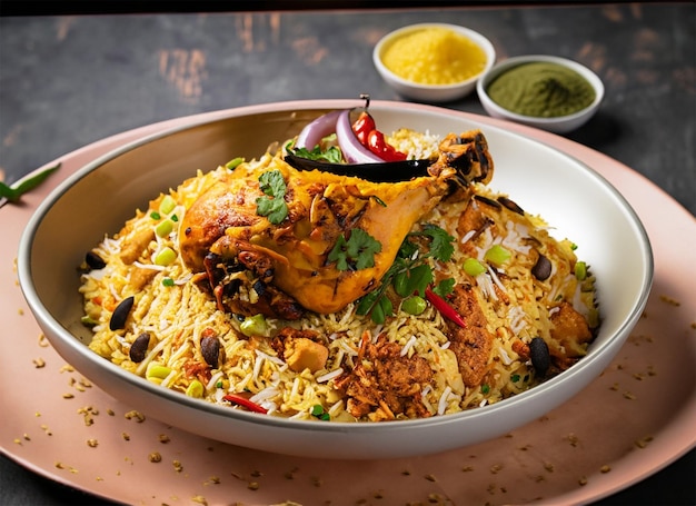 kip biryani Restaurantstijl gegenereerd door AI