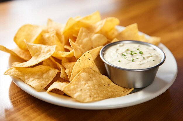 Kip Queso Blanco Dip met Tortilla Chips