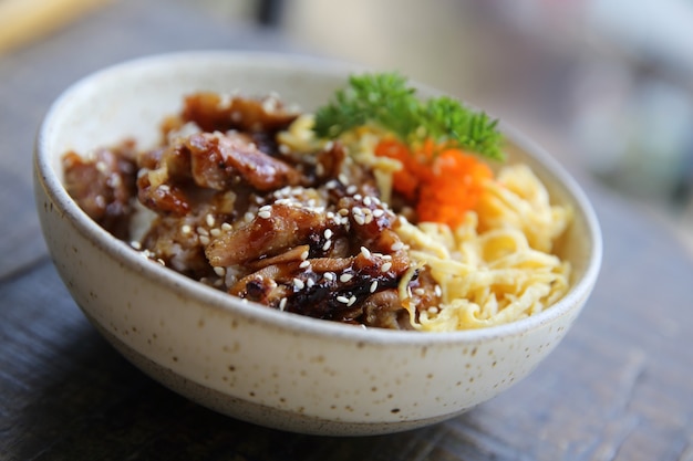 kip teriyaki met rijst