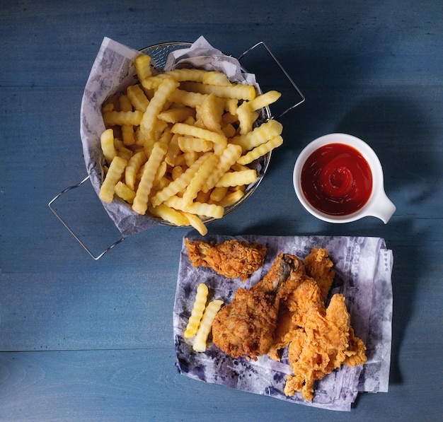 Kipfrites Met Aardappelen