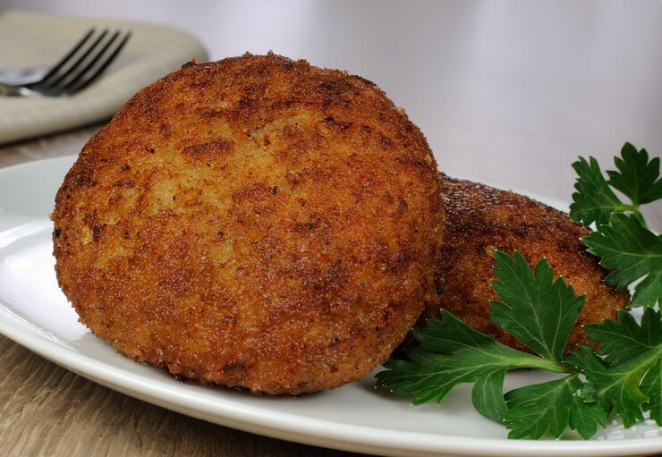 Kipskotelletjes in broodkruimels