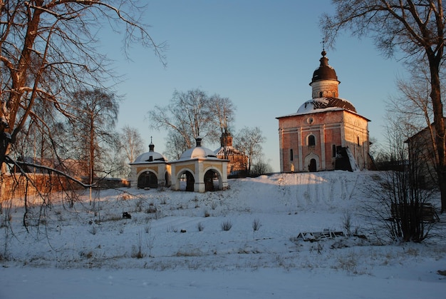 Кирилло-Белозерский монастырь зимой