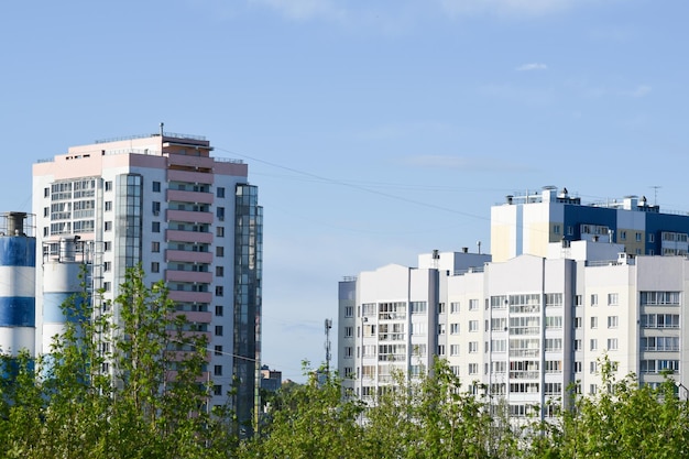 Kirov RUSSIA May 29 2022 The city of Kirov is a new microdistrict of Chistye Prudy