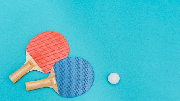 Foto kit voor het spelen van tafeltennis