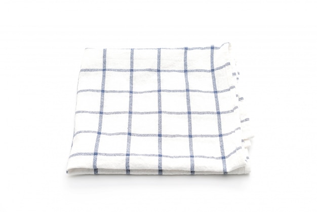 kitchen cloth (napkin) on white background