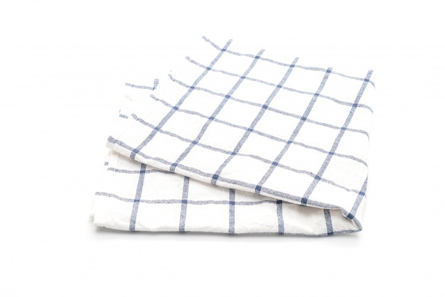 kitchen cloth (napkin) on white background