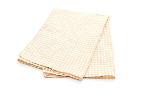 kitchen cloth (napkin) on white background