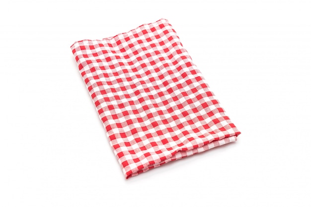 kitchen cloth (napkin) on white background