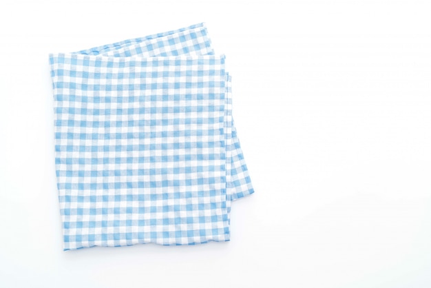 kitchen cloth (napkin) on white background