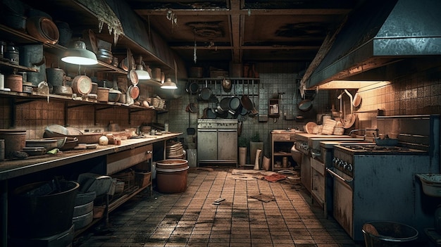 The kitchen of fallout 4