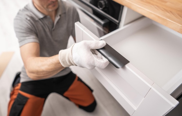 Kitchen Furniture Installing by Cabinetmaker Woodwork