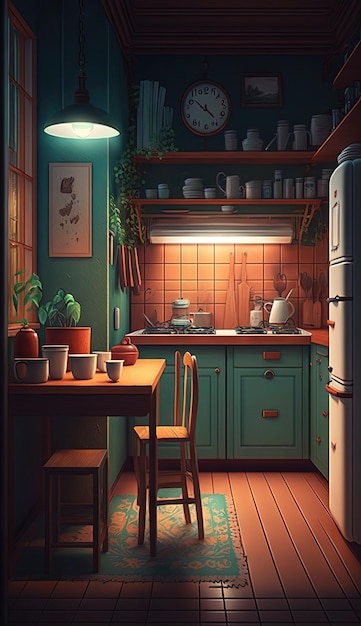 Kitchen anime HD wallpapers  Pxfuel