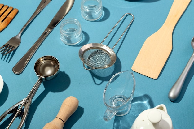 Kitchen ingredients assortment