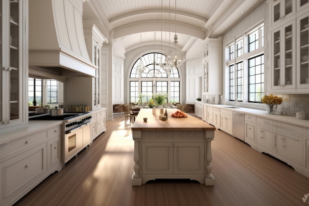 Kitchen interior in new luxury home