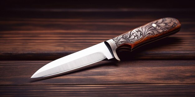 Kitchen Knife of damascus steel