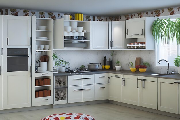 kitchen room interior