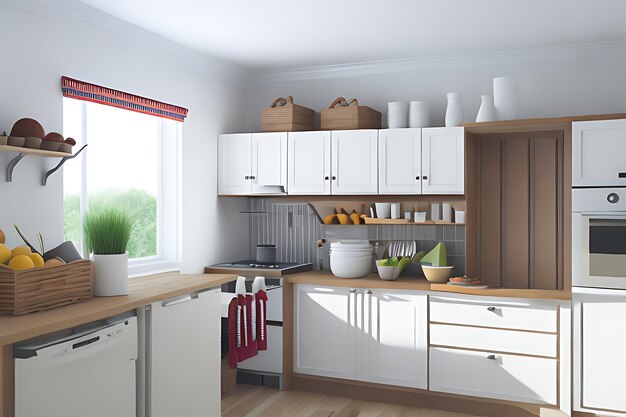 kitchen room interior