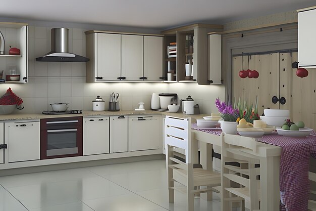 kitchen room interior