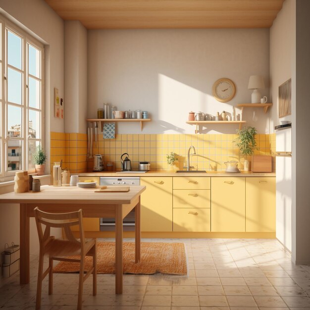 Kitchen scene