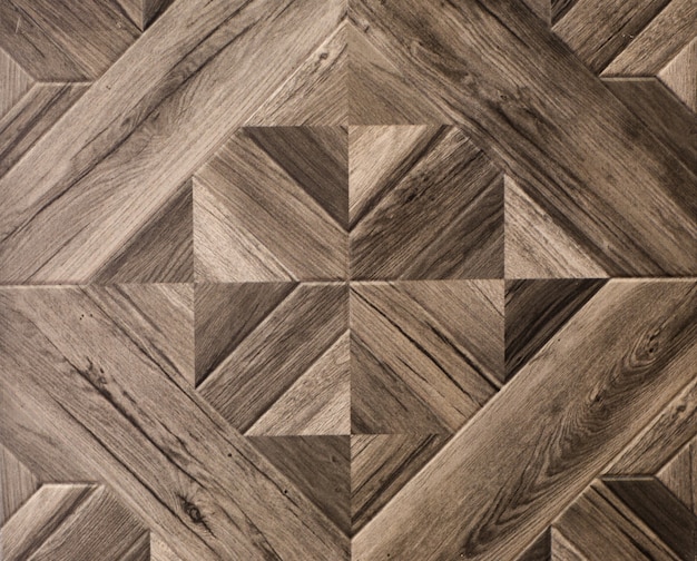 Photo kitchen tile for floors vintage mosaic wood pattern