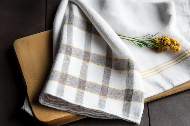 A kitchen towel that was photographed