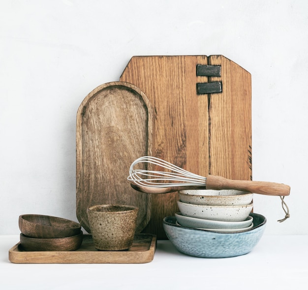 Kitchen utensils background