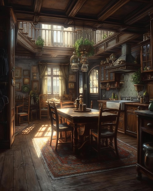 The kitchen of the witcher 3