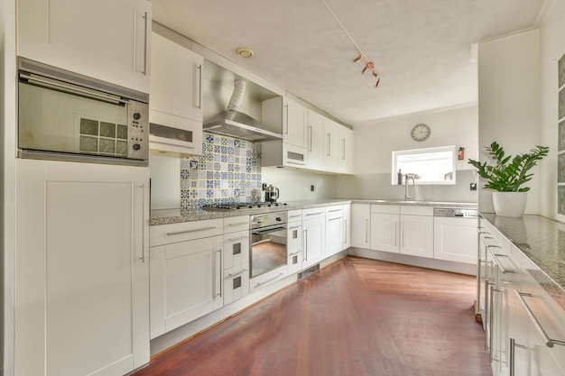 Kitchen with contemporary appliances