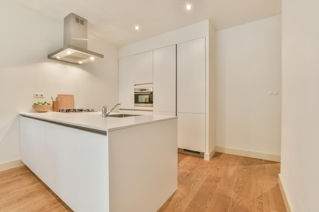 Kitchen with contemporary appliances