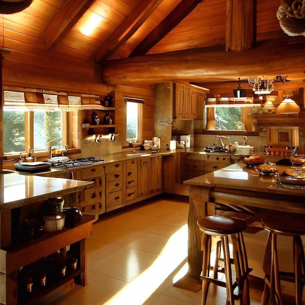 кухня с плитой, раковиной и окном.