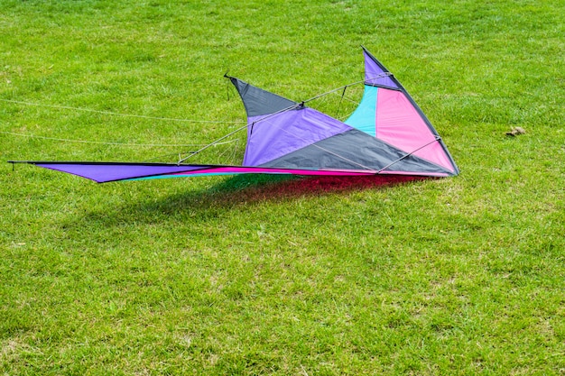 Kite Festival.Kite on the ground