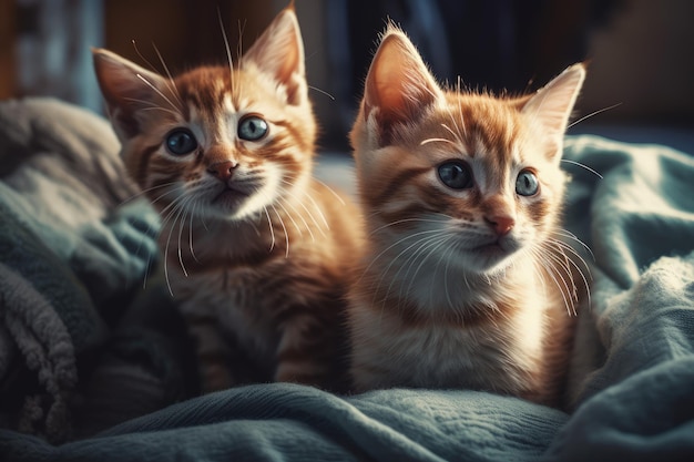 Kittens deken Genereer AI