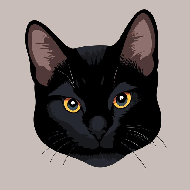 Foto kitty vector illustratie