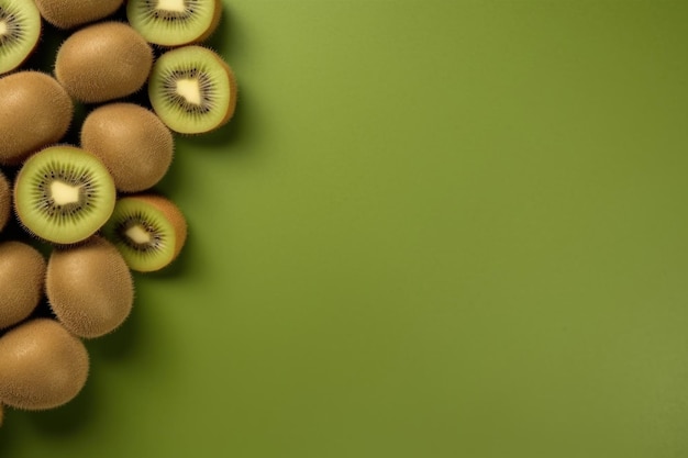 Foto kiwi achtergrond vitamine voedsel koken genereren ai