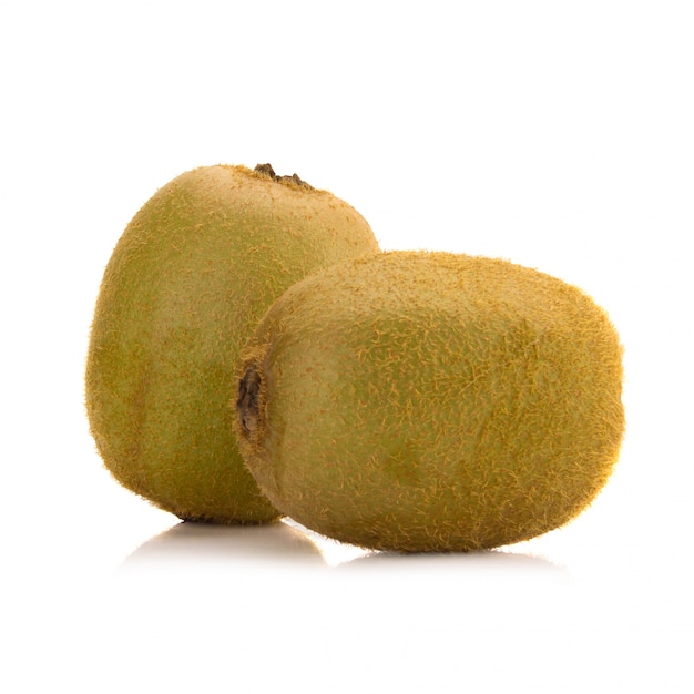 Kiwi fruit isolated on white background