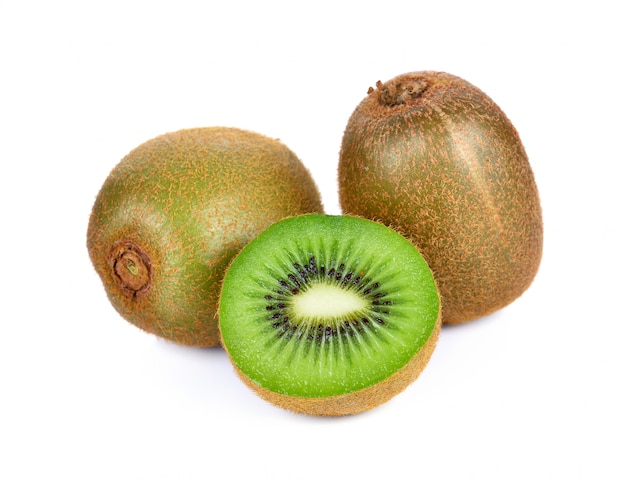 Photo kiwi fruit isolated on white background