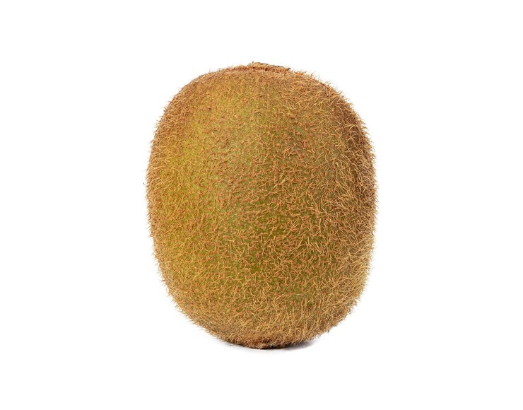 Kiwi fruit isolated on white