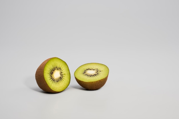 Kiwi fruit on neutral background