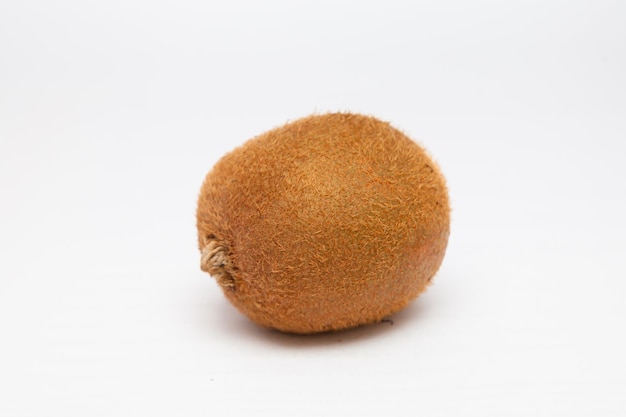 Kiwi fruit on a white background